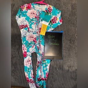 Floral Blue Jumpsuit